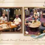 Sourav Sinha and Siddhartha Bose over a cup of coffee